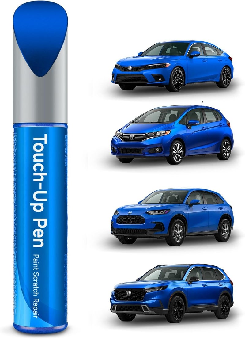 RSACET B-593M Aegean/Diffused Sky Blue Metallic Touch Up Paint Compatible with Honda Exact Match Touch Up Paint Car Scratch Repair - Image 1